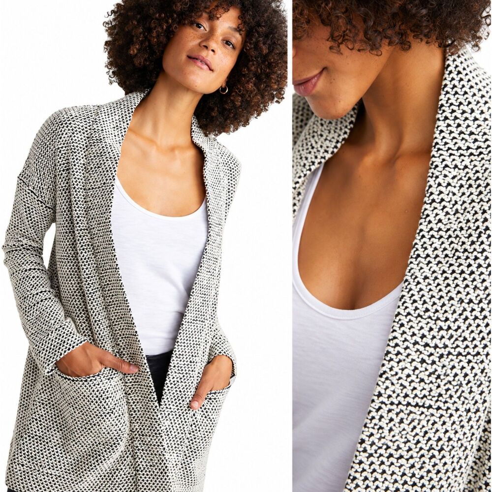 Marine Layer Birdseye Cardigan Sz Medium